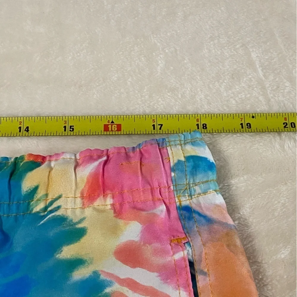 BOARDIES / Multi Colored Tie Dye Swim Trunks Size L